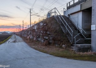 Sonnenuntergang bei Prinzersdorf